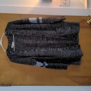 Pink Rose blue varsity type cardigan